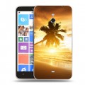 Дизайнерский пластиковый чехол для Nokia Lumia 1320 пляж