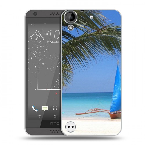 Дизайнерский пластиковый чехол для HTC Desire 530 пляж