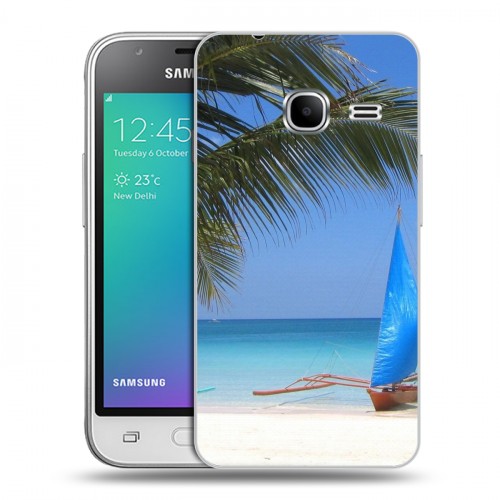 Дизайнерский силиконовый чехол для Samsung Galaxy J1 mini (2016) пляж