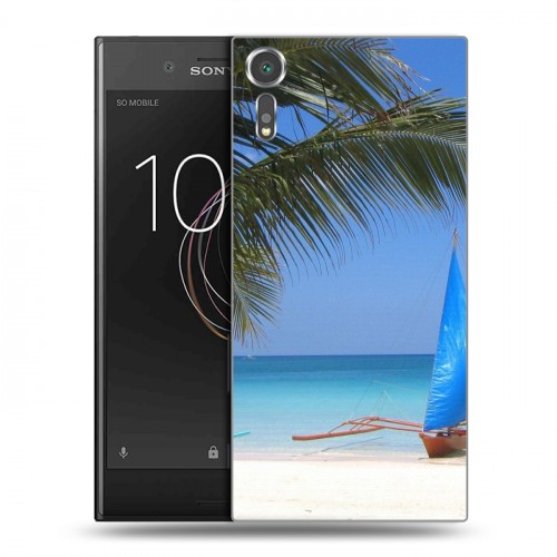 Дизайнерский пластиковый чехол для Sony Xperia XZs пляж