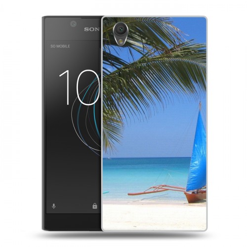 Дизайнерский пластиковый чехол для Sony Xperia L1 пляж