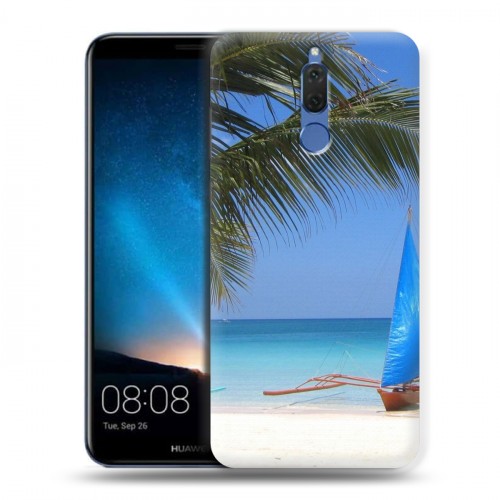 Дизайнерский силиконовый чехол для Huawei Nova 2i пляж