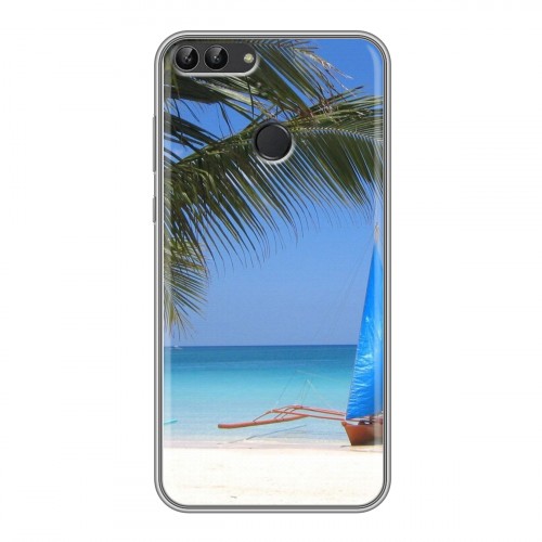 Дизайнерский силиконовый чехол для Huawei P Smart пляж
