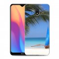 Дизайнерский силиконовый с усиленными углами чехол для Xiaomi RedMi 8A пляж