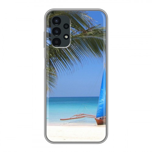 Дизайнерский силиконовый чехол для Samsung Galaxy A13 4G пляж