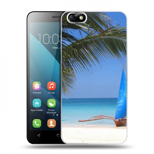 Дизайнерский пластиковый чехол для Huawei Honor 4X пляж