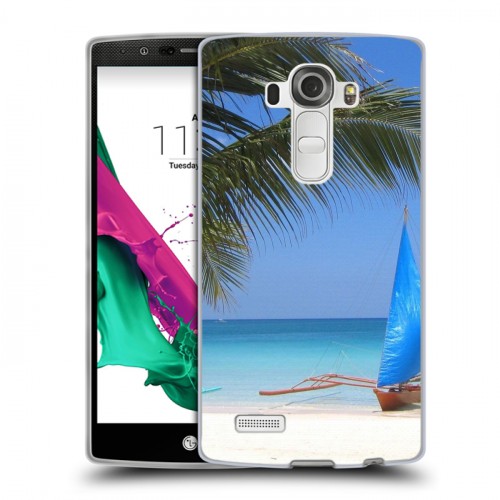 Дизайнерский пластиковый чехол для LG G4 пляж