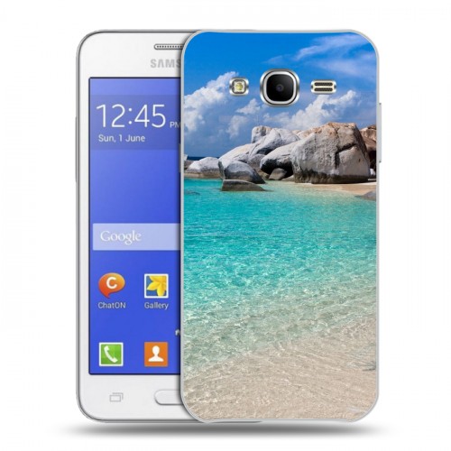 Дизайнерский силиконовый чехол для Samsung Galaxy J7 пляж