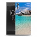 Дизайнерский пластиковый чехол для Sony Xperia XZs пляж