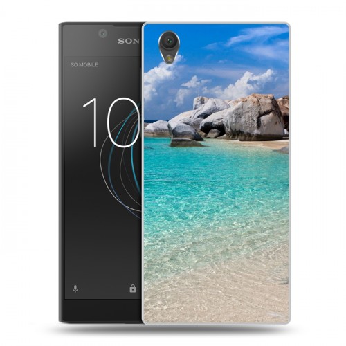 Дизайнерский пластиковый чехол для Sony Xperia L1 пляж