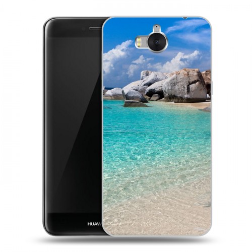 Дизайнерский пластиковый чехол для Huawei Y5 (2017) пляж
