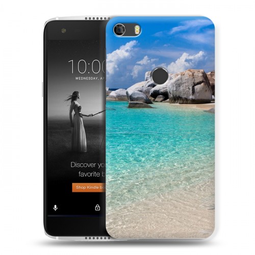 Дизайнерский силиконовый чехол для Alcatel Idol 5S пляж