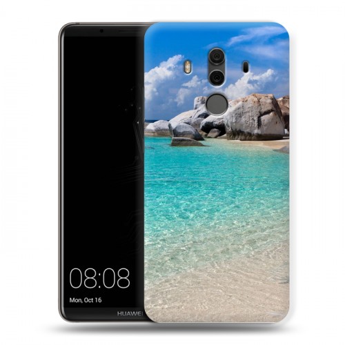 Дизайнерский пластиковый чехол для Huawei Mate 10 Pro пляж