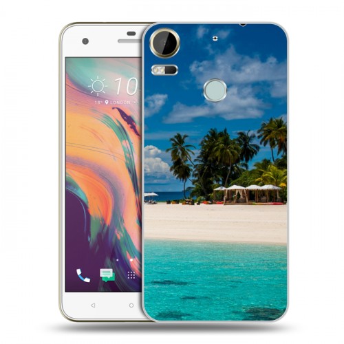 Дизайнерский пластиковый чехол для HTC Desire 10 Pro пляж