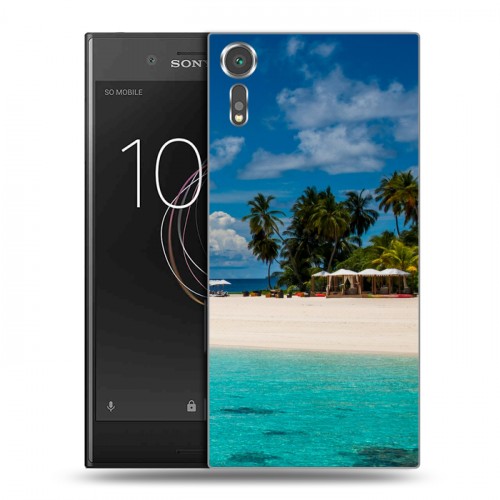 Дизайнерский пластиковый чехол для Sony Xperia XZs пляж