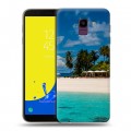 Дизайнерский пластиковый чехол для Samsung Galaxy J6 пляж