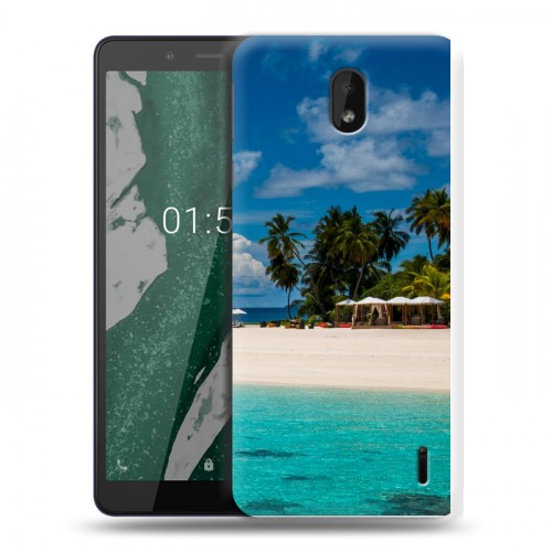 Дизайнерский силиконовый чехол для Nokia 1 Plus пляж