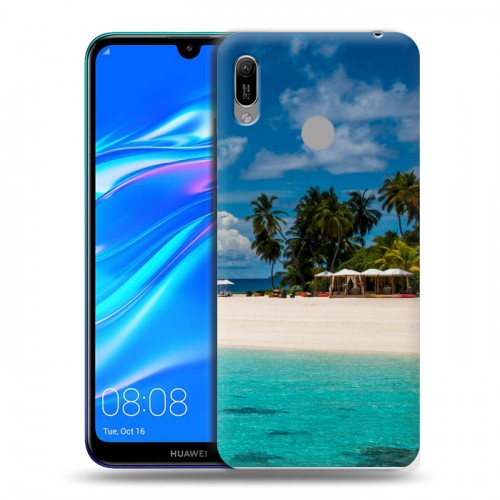 Дизайнерский пластиковый чехол для Huawei Y6 (2019) пляж