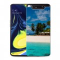 Дизайнерский пластиковый чехол для Samsung Galaxy A80 пляж