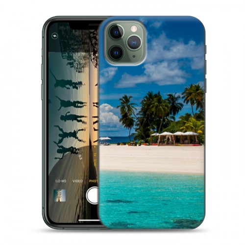 Дизайнерский пластиковый чехол для Iphone 11 Pro Max пляж