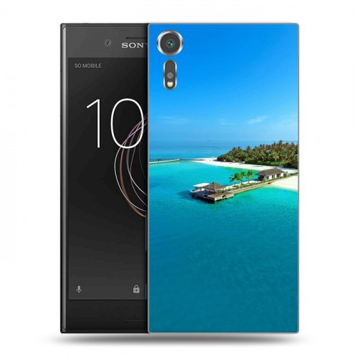 Дизайнерский пластиковый чехол для Sony Xperia XZs пляж