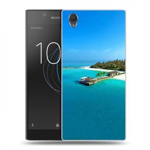 Дизайнерский пластиковый чехол для Sony Xperia L1 пляж