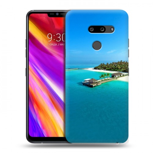 Дизайнерский пластиковый чехол для LG G8 ThinQ пляж