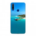 Дизайнерский силиконовый с усиленными углами чехол для Huawei Honor 9X пляж