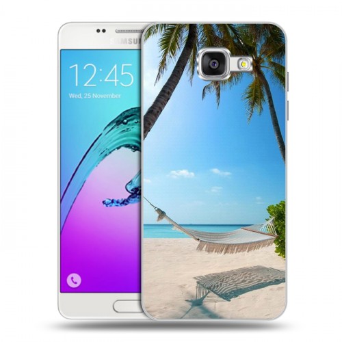 Дизайнерский силиконовый чехол для Samsung Galaxy A5 (2016) пляж