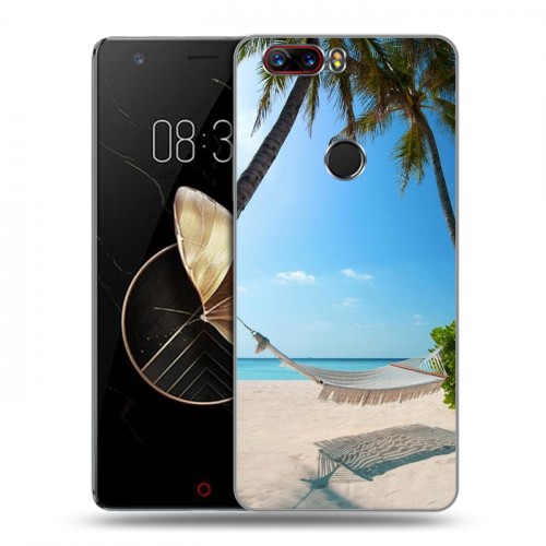 Дизайнерский пластиковый чехол для ZTE Nubia Z17 пляж