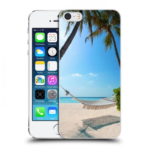 Дизайнерский пластиковый чехол для Iphone 5s пляж