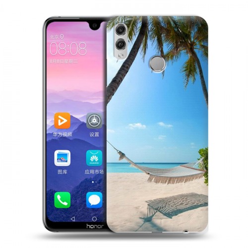Дизайнерский пластиковый чехол для Huawei Honor 8X Max пляж