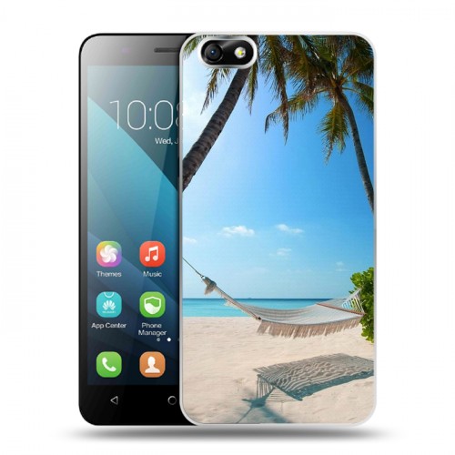 Дизайнерский пластиковый чехол для Huawei Honor 4X пляж