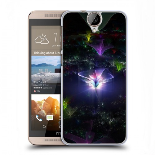 Дизайнерский силиконовый чехол для HTC One E9+ Абстракции Фрактал