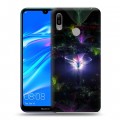 Дизайнерский пластиковый чехол для Huawei Y6 (2019) Абстракции Фрактал