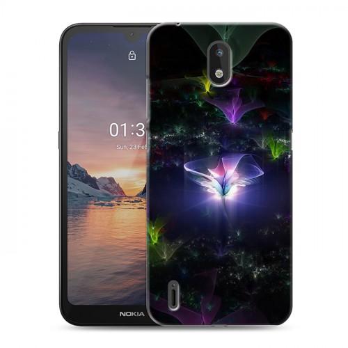 Дизайнерский силиконовый чехол для Nokia 1.3 Абстракции Фрактал