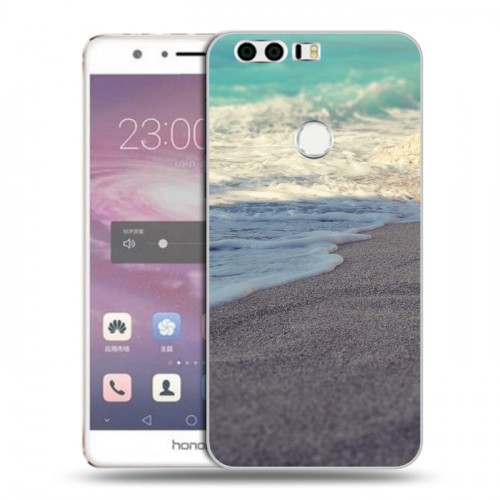 Дизайнерский пластиковый чехол для Huawei Honor 8 пляж