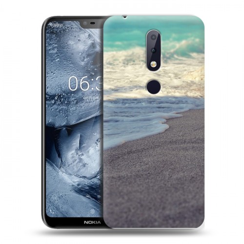 Дизайнерский пластиковый чехол для Nokia 6.1 Plus пляж