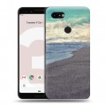 Дизайнерский пластиковый чехол для Google Pixel 3 пляж