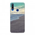 Дизайнерский силиконовый с усиленными углами чехол для Huawei Honor 9X пляж