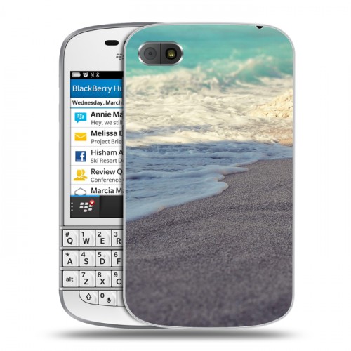 Дизайнерский пластиковый чехол для BlackBerry Q10 пляж