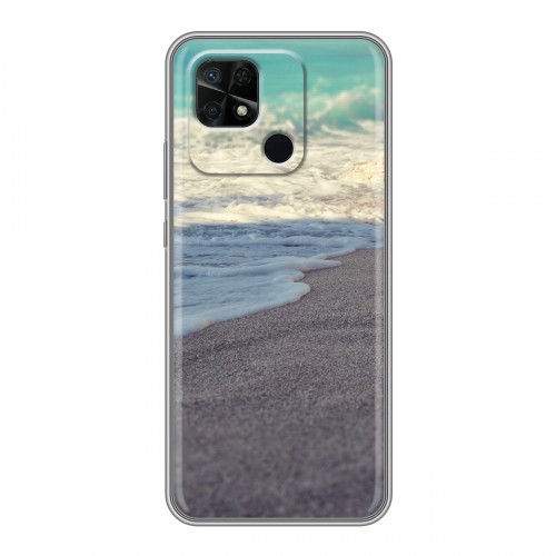 Дизайнерский пластиковый чехол для Xiaomi Redmi 10C пляж