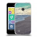 Дизайнерский пластиковый чехол для Nokia Lumia 530 пляж