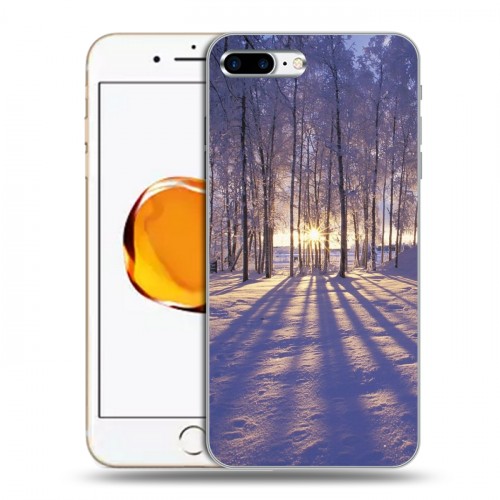 Дизайнерский силиконовый чехол для Iphone 7 Plus / 8 Plus зима