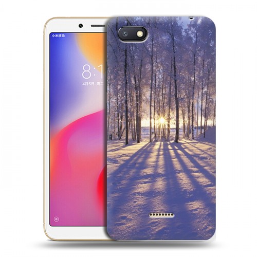 Дизайнерский пластиковый чехол для Xiaomi RedMi 6A зима