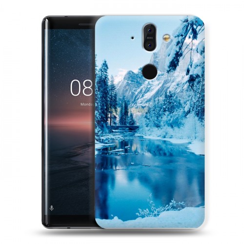 Дизайнерский пластиковый чехол для Nokia 8 Sirocco зима