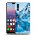 Дизайнерский силиконовый с усиленными углами чехол для Huawei P20 Pro зима