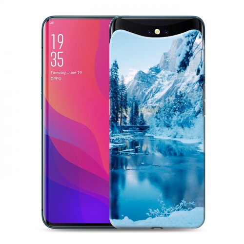 Дизайнерский силиконовый чехол для OPPO Find X зима