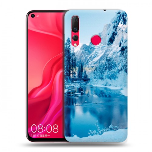 Дизайнерский пластиковый чехол для Huawei Nova 4 зима