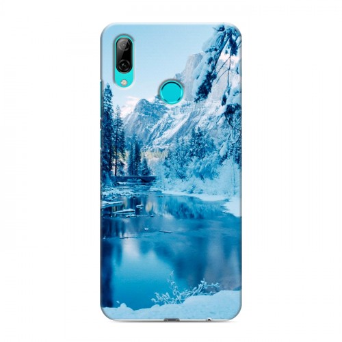 Дизайнерский пластиковый чехол для Huawei P Smart (2019) зима